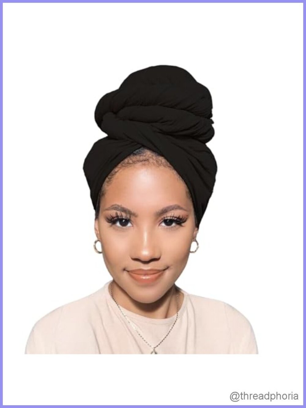 Extra Long Stretch Head Wrap Turban Hair Scarf Lightweight Women